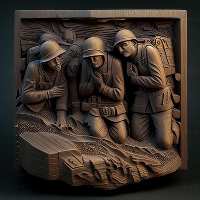 3D модель Игра Доблестные сердца Великая война (STL)